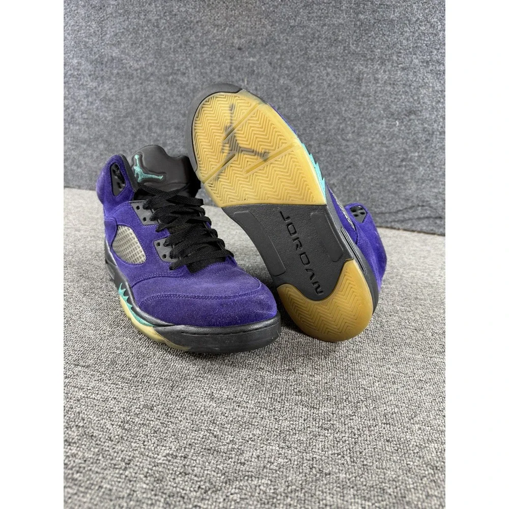 Jordan Air Jordan 5 Retro Alternate Grape Shoes Mens 11 Purple Suede 136027 500